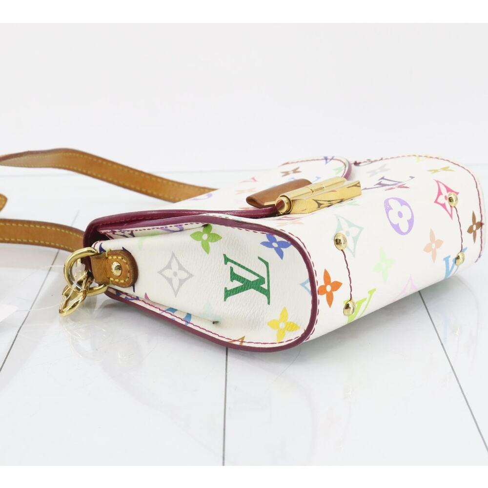 Louis Vuitton Multicolor Heartbreaker Bag Monogram Crossbody Vintage White LV - Picture 6 of 16